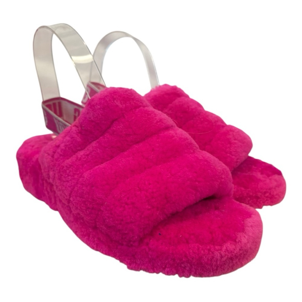 Ugg Fluff Ya Slipper Sandals Size 8 - Picture 1 of 9